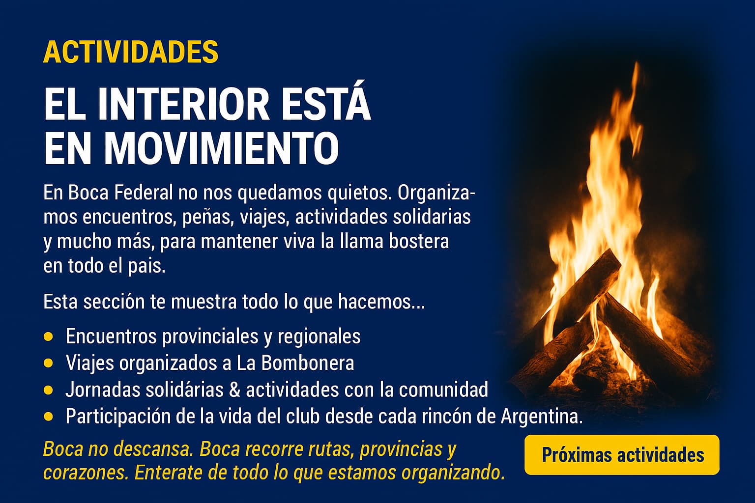 Actividades Boca Federal